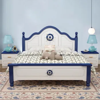 Двуспальная Компактная кровать Double Nordic Nordic Bumper Современная Кровать Для пары Матрасов Роскошная Мебель для комнаты Somieres Y Marcos De Cama