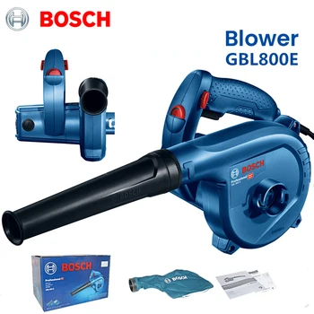 Электрическая воздуходувка Bosch GBI 800E мощностью 800 Вт для продувки электроинструмента 2 В 1 Струйный вентилятор Пылесборник Пылесос для удаления пыли