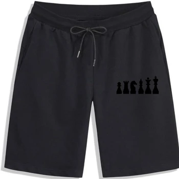 Супер Модные летние стильные уникальные мужские шорты с принтом для мужчин, подарочные мужские шорты Evolution Chess с круглым вырезом