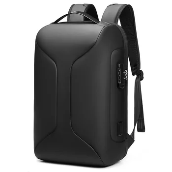 Деловой рюкзак для мужчин, подходящий для 15,6-дюймового ноутбука, многофункциональные водонепроницаемые сумки с защитой от вора, зарядка через USB