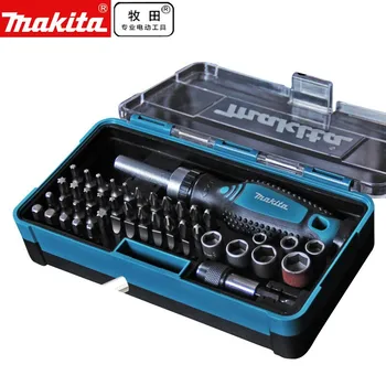 Makita B-36170 47 шт. Набор гаечных ключей Rachet, электрическая ручная дрель, отвертка с шестигранной ручкой, набор ручных инструментов, насадки