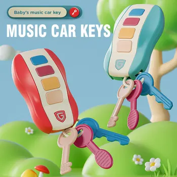 Забавные Детские Музыкальные Игрушки Для Ключей От Автомобиля Smart Remote Car Voices Ролевые Игры Обучающая Игрушка Развивающая для Детей Малыш Младенческий Подарок