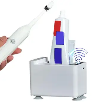 Автоматическая соковыжималка для зубной пасты, настенный умный датчик, подставка для зубной пасты, аксессуары для ванной комнаты, экономящие место для душа