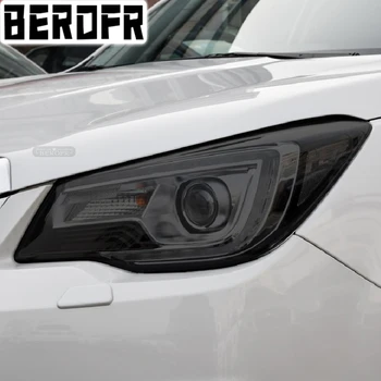 Защитная пленка для автомобильных фар Дымчато-черная Прозрачная наклейка из ТПУ для Subaru Forester 2019 2020 2013-На Аксессуары