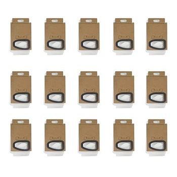 15 шт. для пылесоса Xiaomi Roborock H7 H6, Нетканый тканевый мешок для пыли, Профессиональные запасные аксессуары, запчасти