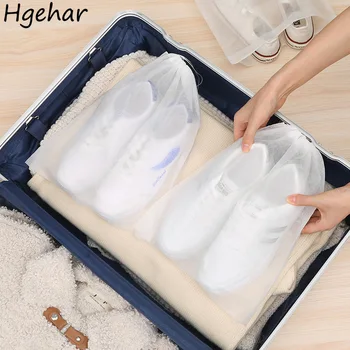 Белые нетканые пыльники для обуви, дышащие влагостойкие ботинки, сумка для хранения дорожной бытовой пыленепроницаемой одежды, Органайзер для обуви