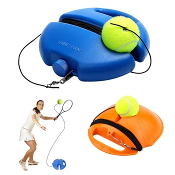 Сверхпрочная основа для теннисных тренажеров с эластичной веревкой Для самостоятельной тренировки с мячом, набор для тренировки тенниса с отскоком, набор для индивидуального тенниса