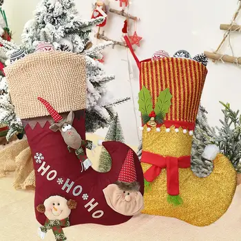 Создайте счастливые воспоминания о празднике с персонализированными чулками Праздничные Рождественские чулки для семьи, для детей на Рождество