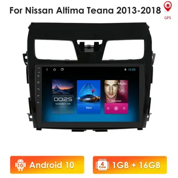 Автомобильный GPS-плеер Android 10 QuadCore для Nissan Teana Altima 2013 2014 2015 2016 авторадио Мультимедиа Gps Carplay 2+32/2+16 4GWIFI