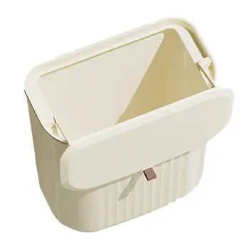 Мусорное ведро, Кухонный настенный контейнер для хранения С клейкой крышкой, Сверхпрочный Многофункциональный контейнер для хранения с большим горлышком Для