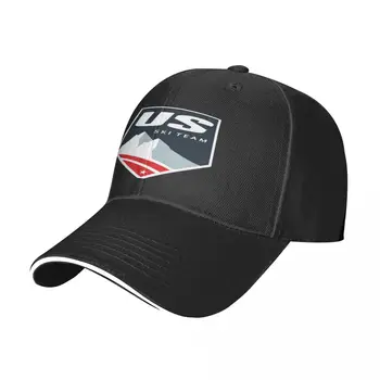 Лыжная команда США Логотип Syml Бейсболка Соединенных Штатов Мужская походная шляпа Шляпы дальнобойщиков с защелкивающейся спинкой Женские шляпы 2023 Мужские