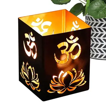 Декоративные подсвечники Lotus для праздничных вечеринок Уличный подсвечник для патио Декоративная свеча Фонарь Holdec