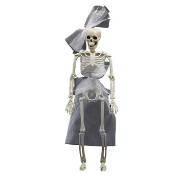Металлические винтовые соединения Скелет, украшение скелета на Хэллоуин, декор скелета, дом с привидениями, реквизит для внутреннего / наружного кладбища