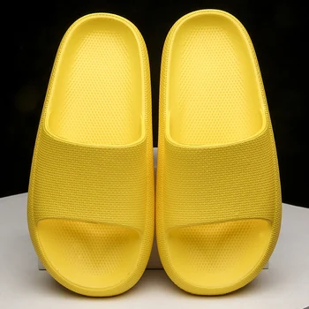 Мужские и женские тапочки, тапочки для ванной на толстой подошве, нескользящая модная дизайнерская обувь, самый продаваемый продукт, уличные сандалии