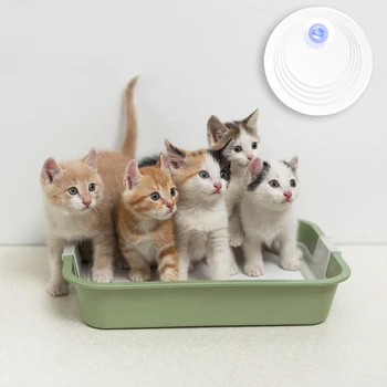 Умный ящик для кошачьего туалета Очиститель запаха USB Перезаряжаемый дезодоратор для очистки воздуха Портативный Креативный Практичный Дезодоратор для домашних животных