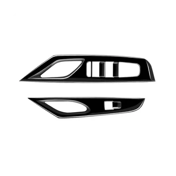 Автомобиль Ярко-черный Внутренняя дверь Подлокотник Оконное Стекло Рамка Переключателя Панель Накладок для Nissan SERENA C28 2022-2023