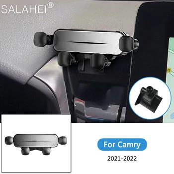 Автомобильный держатель мобильного телефона Gravity для Toyota Camry 2018 2019 2020 2021 2022, подставка для автомобильного вентиляционного отверстия, кронштейн для GPS, аксессуар