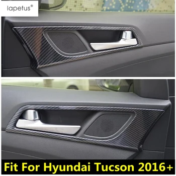 Внутренняя дверная ручка автомобиля, Защита чаши, Декоративная крышка, Комплект отделки, ABS, Матовые аксессуары для интерьера Hyundai Tucson 2016-2020