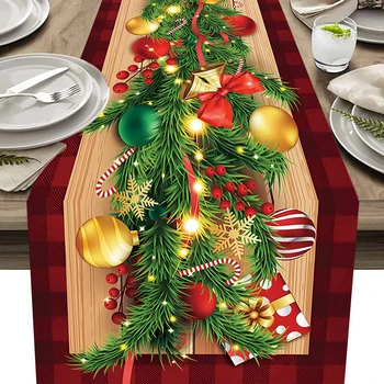 2023 Рождественские скатерти для стола, веселое рождественское украшение для дома, Скатерть, покрытие для стола, Рождественские подарки, Navidad Noel, Новый год 2024