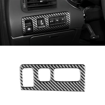 Для Chevy Impala 2014-2020 из мягкого углеродного волокна, наклейка для отделки панели выключателя автомобильных фар, Запасные Части и Аксессуары для замены