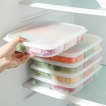 Многокамерный Холодильник-Органайзер Для хранения Свежих продуктов, Компактный Ящик для хранения фруктов, овощей, рыбы, мяса, Лука