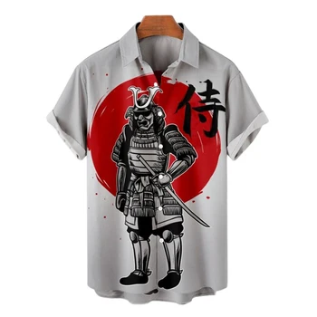 Японская Мужская Рубашка Bushido С 3d Принтом Personal Hero Shirt For Men 5xl, Уличная Одежда С Коротким Рукавом, Быстросохнущая Футболка Оверсайз Для Мужчин