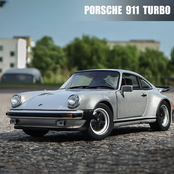 WELLY 1: 24 Porsche 911 Turbo 3.0 1974, Литые модели автомобилей, изготовленные вручную, и игрушечные транспортные средства, коллекционная машина, подарки для мальчиков на день рождения