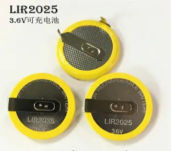 100ШТ Аккумуляторная батарея LIR2025 3,6 В для автомобильных ключей
