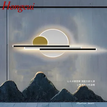 Настенная лампа Hongcui Outdoor Креативный Круговой Пейзаж, Водонепроницаемая Настенная Роспись, Украшение внутреннего Двора виллы