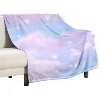 Новый пастельный Cosmos Dream # 4 # декор # художественное покрывало Модные диванные одеяла Волосатое одеяло