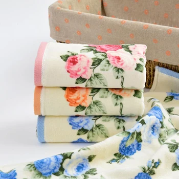 Мягкие полотенца с цветочным принтом Пиона, Быстросохнущие Полотенца для ванной, Скатерть для лица, Домашний текстиль, Гостиничные принадлежности