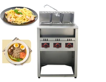 6-конфорочная макаронная плита Кухонная коммерческая газовая конвекционная машина для приготовления макаронных изделий и лапши