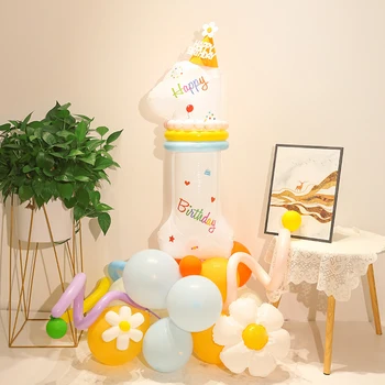 Набор воздушных шариков для душа ребенка С Днем Рождения Одноразовая посуда Подарок для детей и девочек Украшения для вечеринки по случаю Дня рождения Свадебные принадлежности