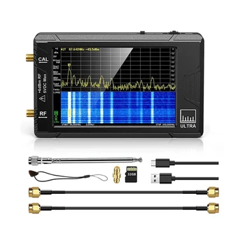 Ультра 4-дюймовый Анализатор спектра Пластиковый Портативный Миниатюрный Анализатор частоты SA 100 кГц-5,3 ГГц