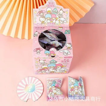 32 упаковки / коробка 3d креативного мультфильма Cinnamoroll Melody Kuromi Kitty Cat Eraser Студенческие канцелярские товары Подарочные подарки оптом