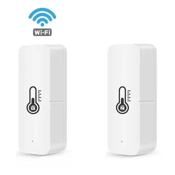 WIFI Zigbee Датчик температуры и влажности, контроллер гигрометра в помещении, мониторинг приложения 