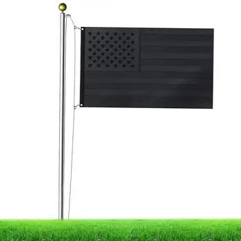 90x150 см Американские черные флаги Флаг США в полоску со звездами Флаг для украшения дома сверхмощный ветрозащитный флаг для декора двора для американцев