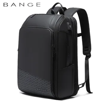 Рюкзак Bange, деловой повседневный рюкзак, модный рюкзак из ткани Оксфорд с USB большой емкости, водонепроницаемый рюкзак, мужской рюкзак, качественный материал