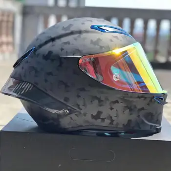 Полнолицевый шлем PISTA GPRR из высокопрочного АБС-пластика для мотогонок и шоссейных поездок мотоциклетный защитный шлем Frost Flowers