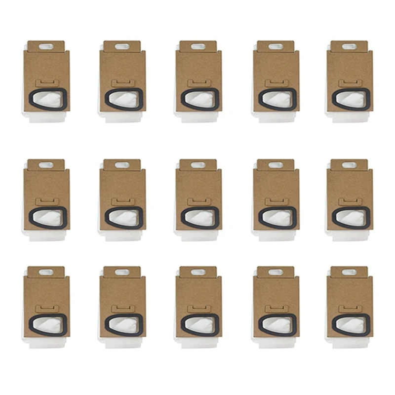 15 шт. для пылесоса Xiaomi Roborock H7 H6, Нетканый тканевый мешок для пыли, Профессиональные запасные аксессуары, запчасти - 0