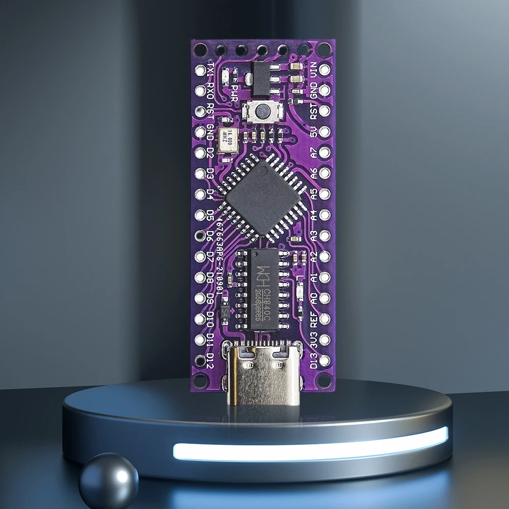 LGT8F328P LQFP32 MiniEVB TYPE-C MICRO USB HT42B534-1/CH340C Заменить Модуль NANO V3.0 для Arduino - 2