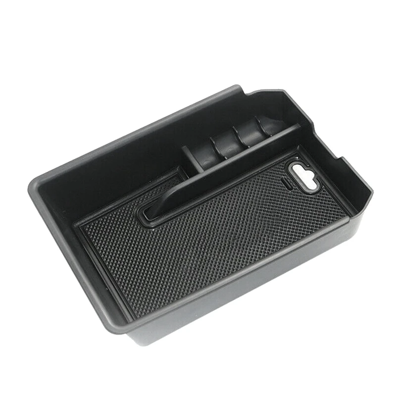 Коробка для Подлокотника Центральной консоли автомобиля Ящик для хранения Поддонов Контейнер с резиновым ковриком для BMW X3 G01 X4 G02 2018-2021 - 4