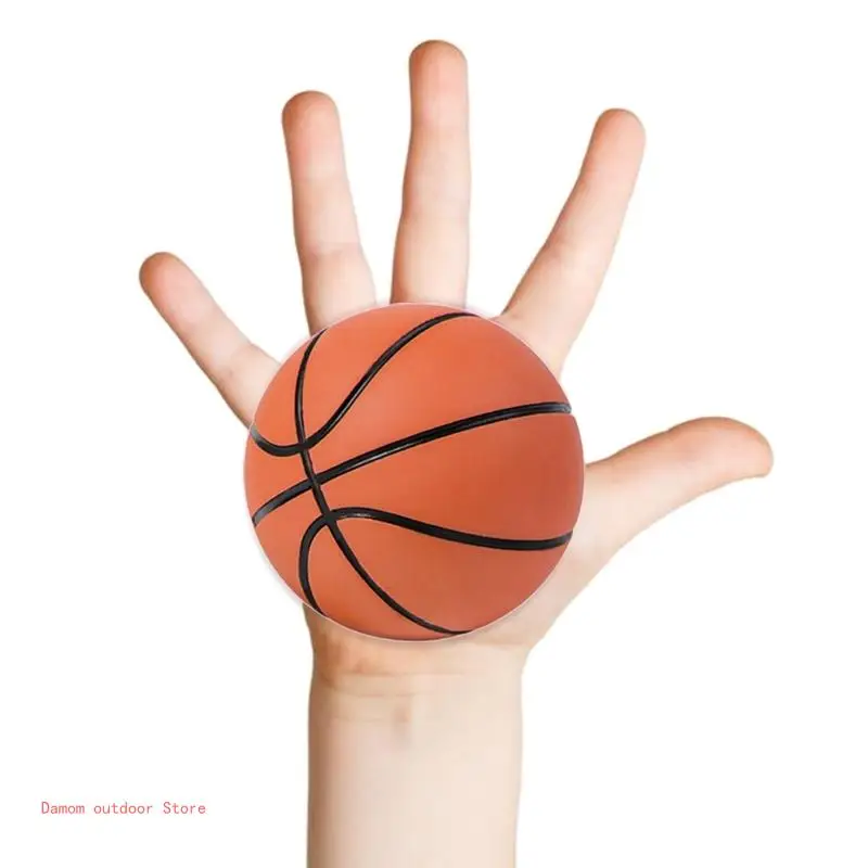 Мини-баскетбольные мячи для стресса, мини-баскетбольная вечеринка, мини-резиновый спортивный мяч - 1