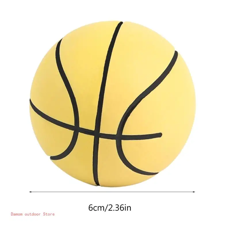 Мини-баскетбольные мячи для стресса, мини-баскетбольная вечеринка, мини-резиновый спортивный мяч - 5