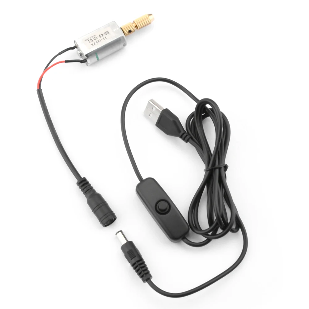 Портативные мини-электрические ручные дрели Micro USB Ручная дрель для поделок, таких как смола, пластик, дерево, полимерная глина, брелок для ювелирных изделий 