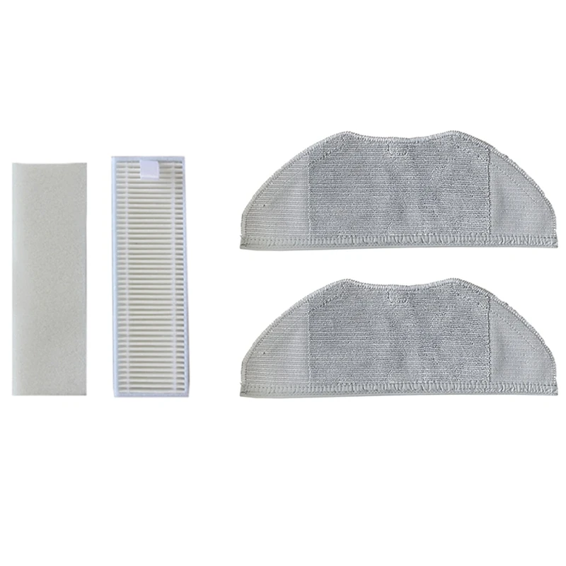 Сменные фильтры Hepa для робота-пылесоса Xiaomi с подметальной тканью Hepa Filters из 2шт, моющийся воздушный фильтр - 0