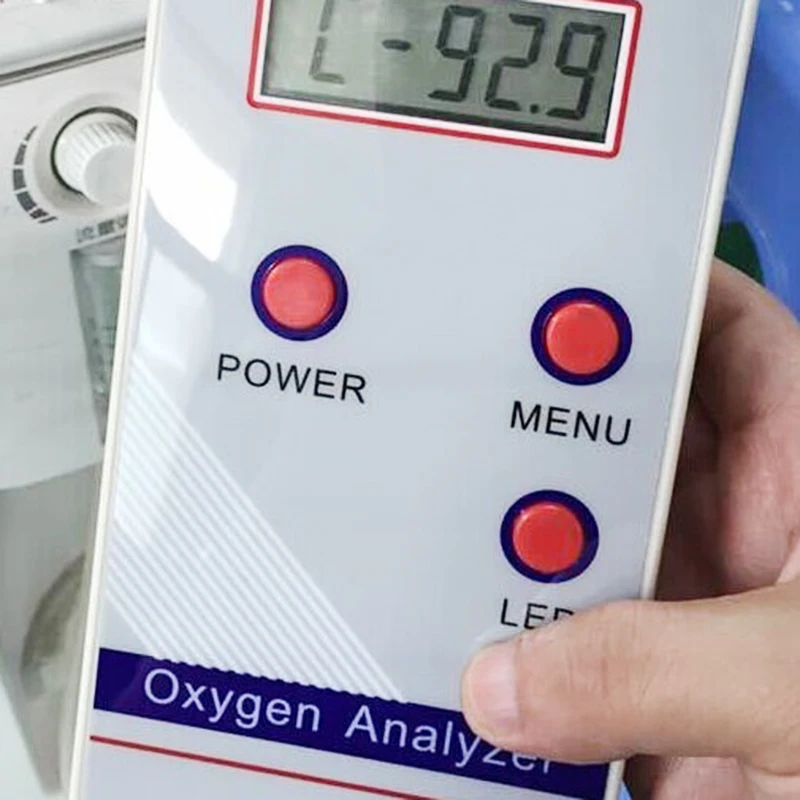 Ультразвуковой анализатор кислорода профессиональный портативный измеритель концентрации кислорода O2 настольный детектор кислородной машины - 2