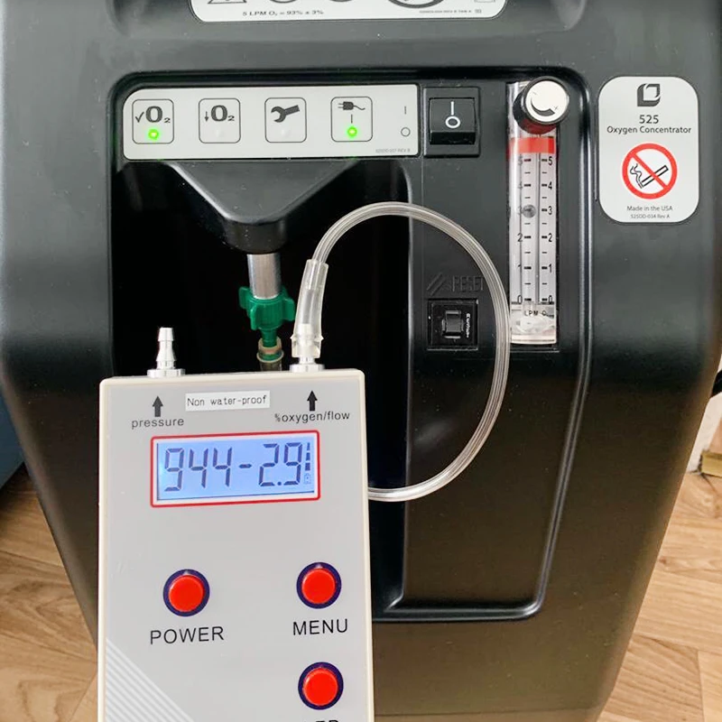 Ультразвуковой анализатор кислорода профессиональный портативный измеритель концентрации кислорода O2 настольный детектор кислородной машины - 4